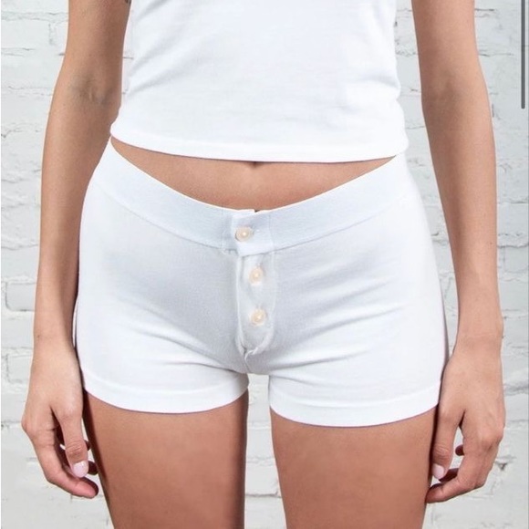 Brandy Melville Other - Brandy Melville White Boy Short Undies